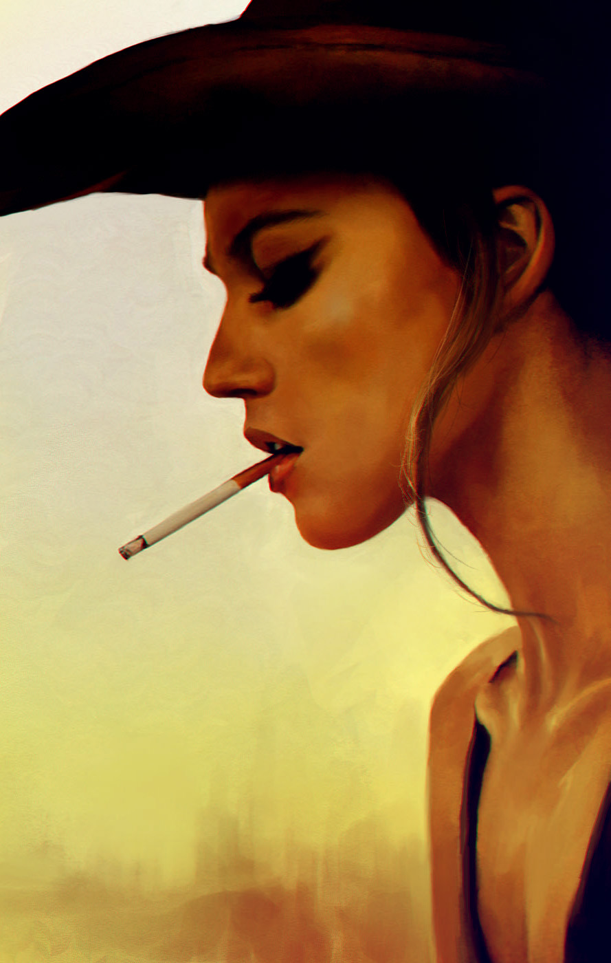 Девушка С Сигаретой Красивое Фото