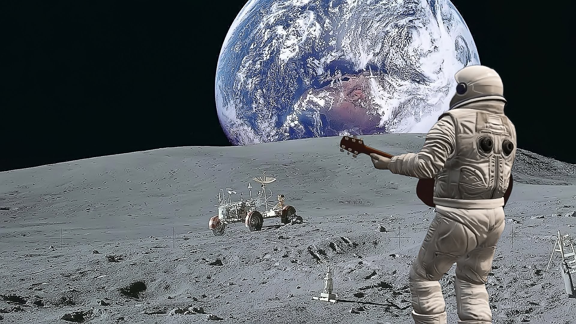 Fotos del hombre en la luna
