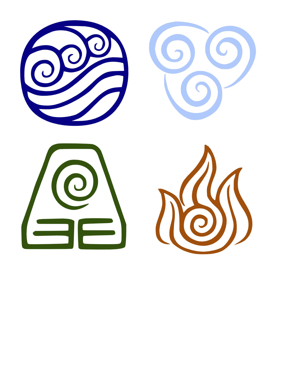 Символы огня воды. Символы стихий огня воды земли и воздуха.