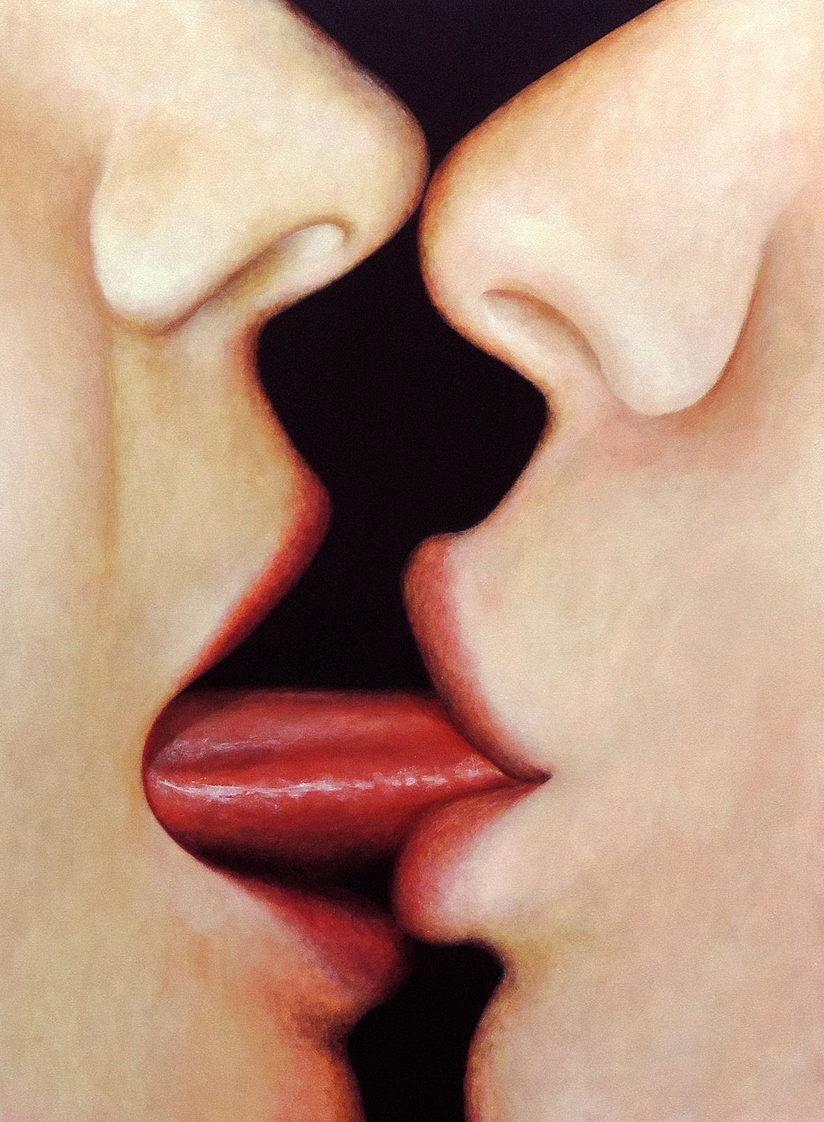 Лесбиянки поцелую нежно. Поцелуй с языком. Поцелуй в губы. Французский поцелуй. Целующие губы.