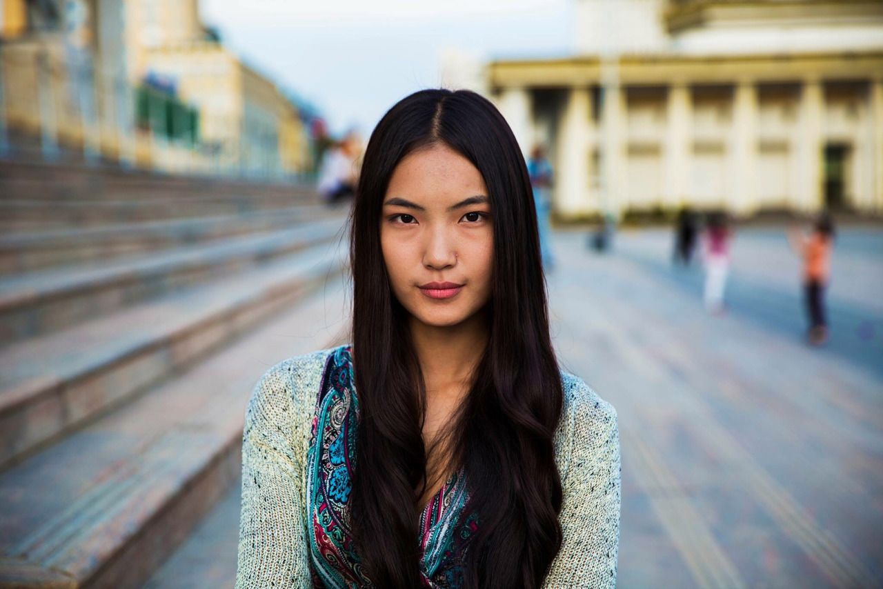 Красивые девушки монголки фото