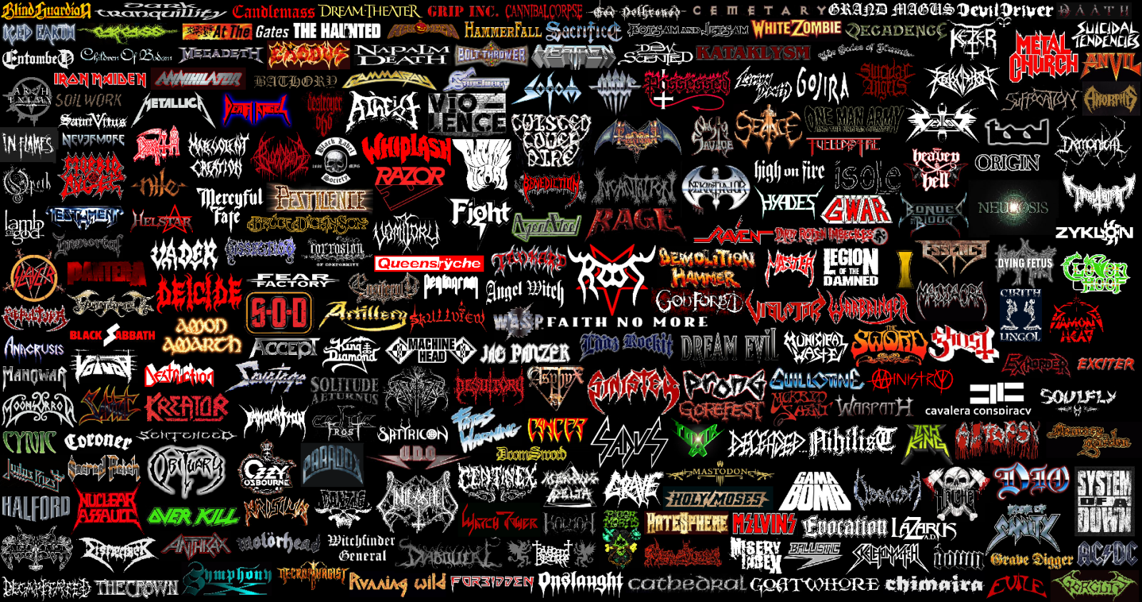 Эмблемы рок групп