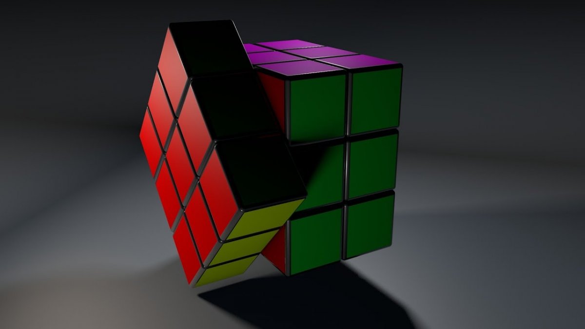 Кубик рубика 3d