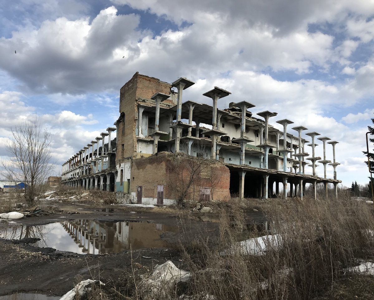 Заброшенный завод город Эверетт