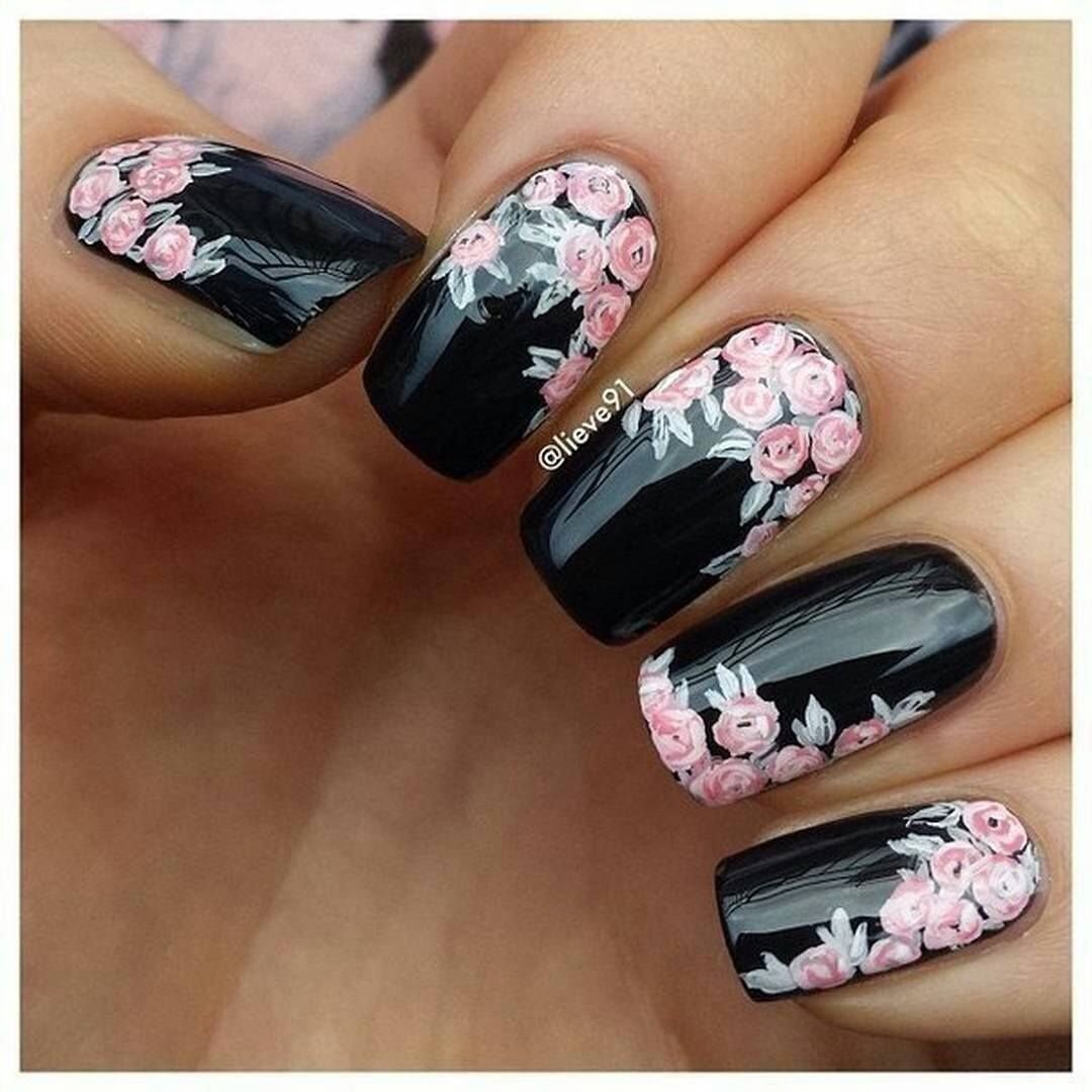 Ногти с цветочками