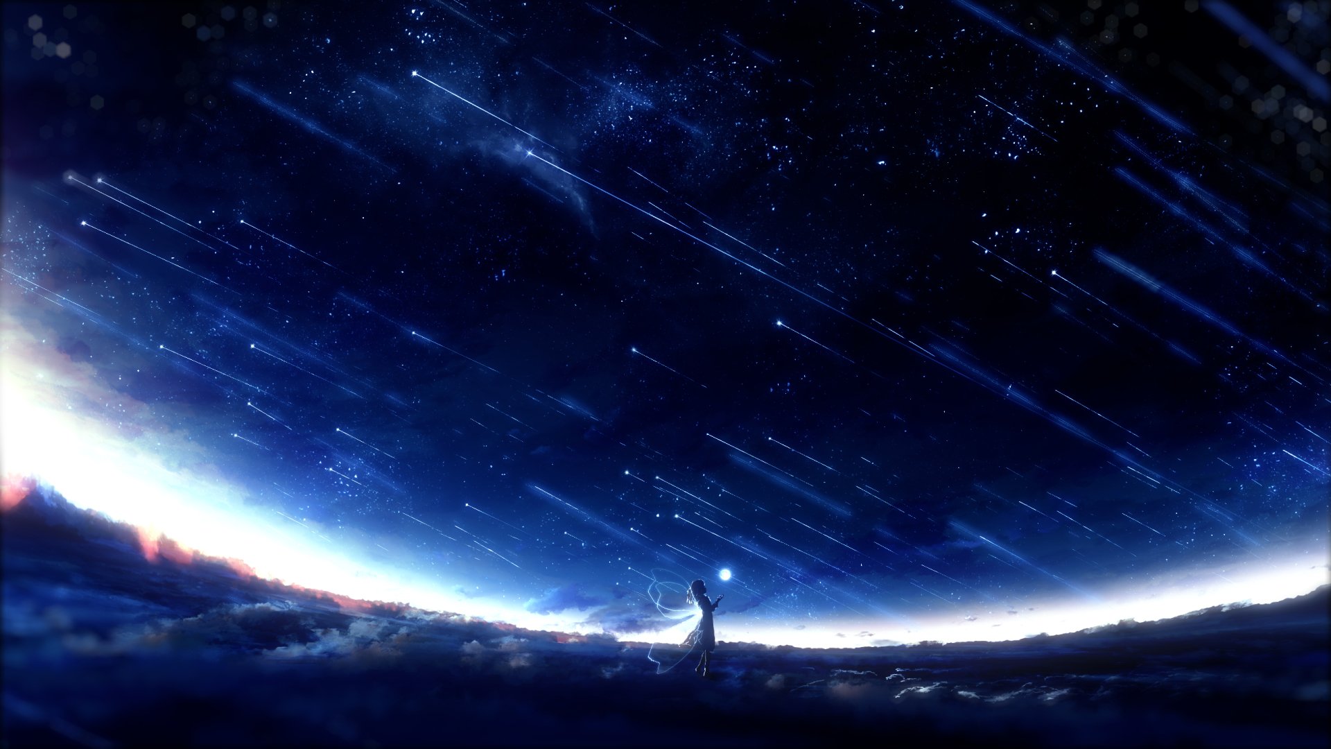 Обои аниме космос - красивые фото