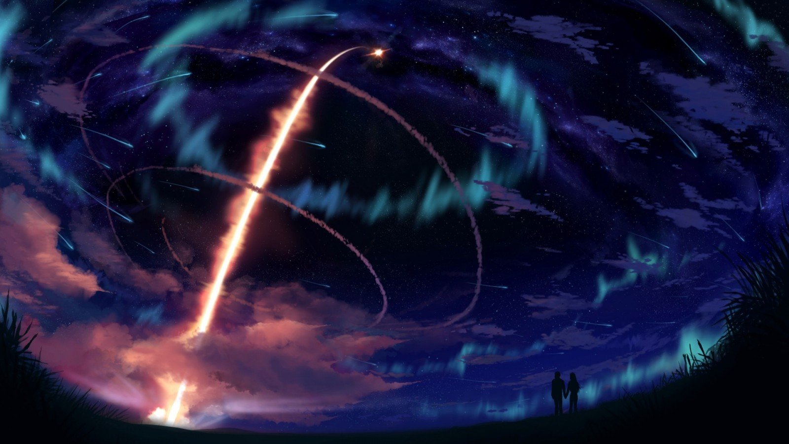 Обои аниме космос - красивые фото