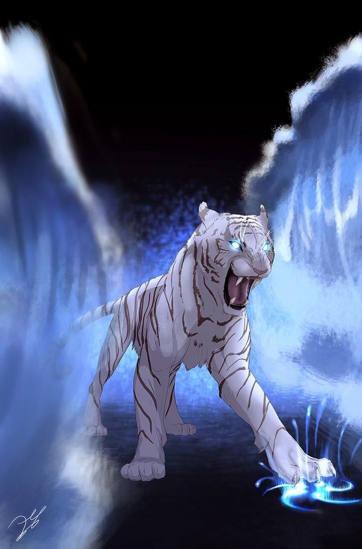 Белый тигр аниме - 54 фото