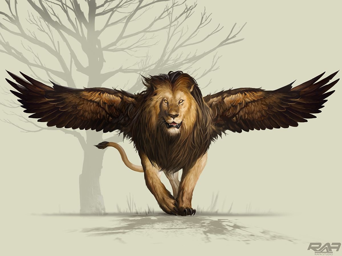 Лев с крыльями