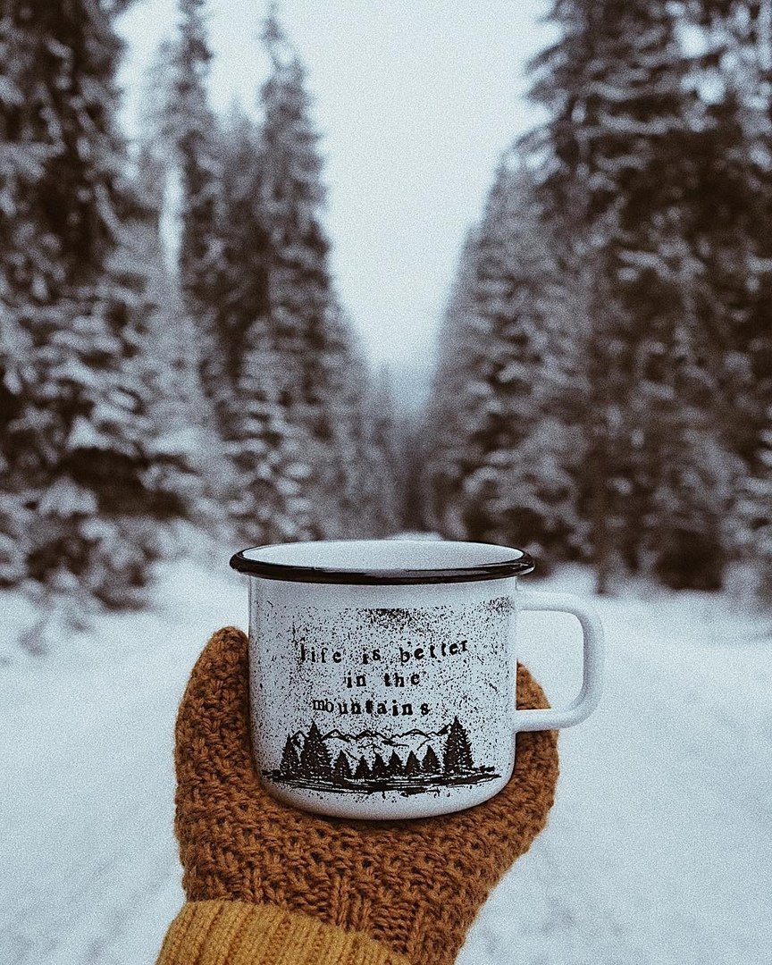 Утро кофе зима 50 фото. oir.mobi. 