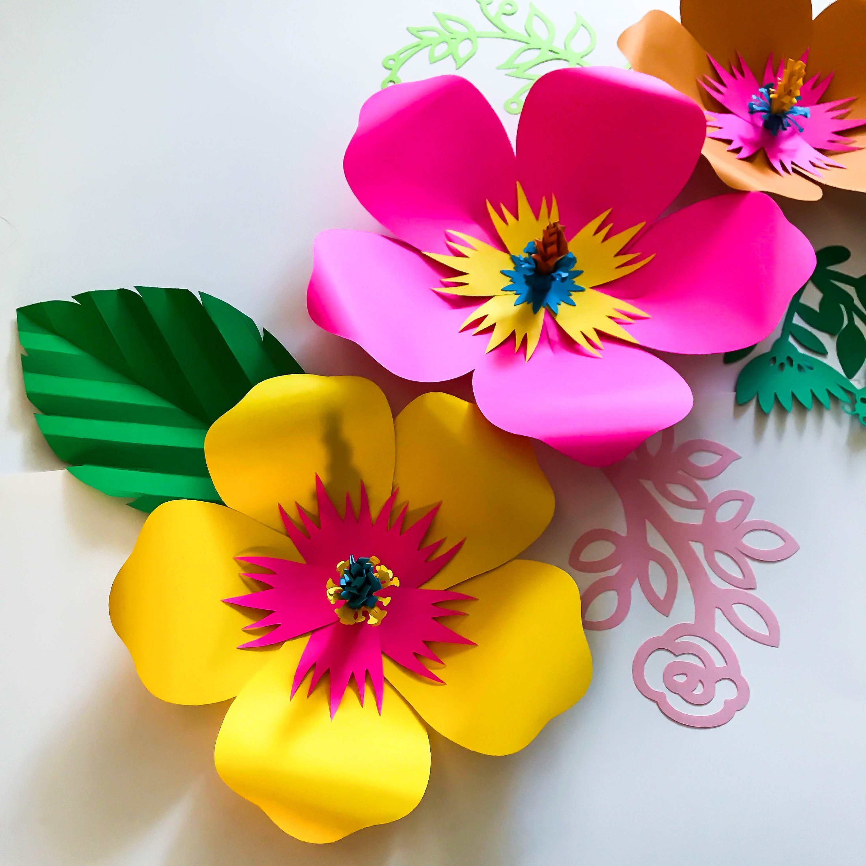 Аппликация «Цветы из цветной бумаги» для детей 4-5-6-7 лет пошагово с фото