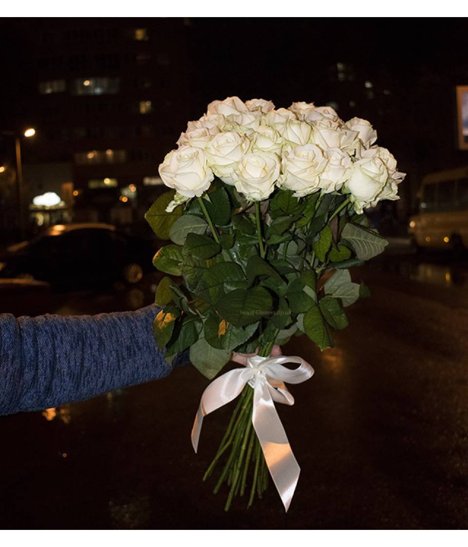 Белые Розы Букет Фото Реальное