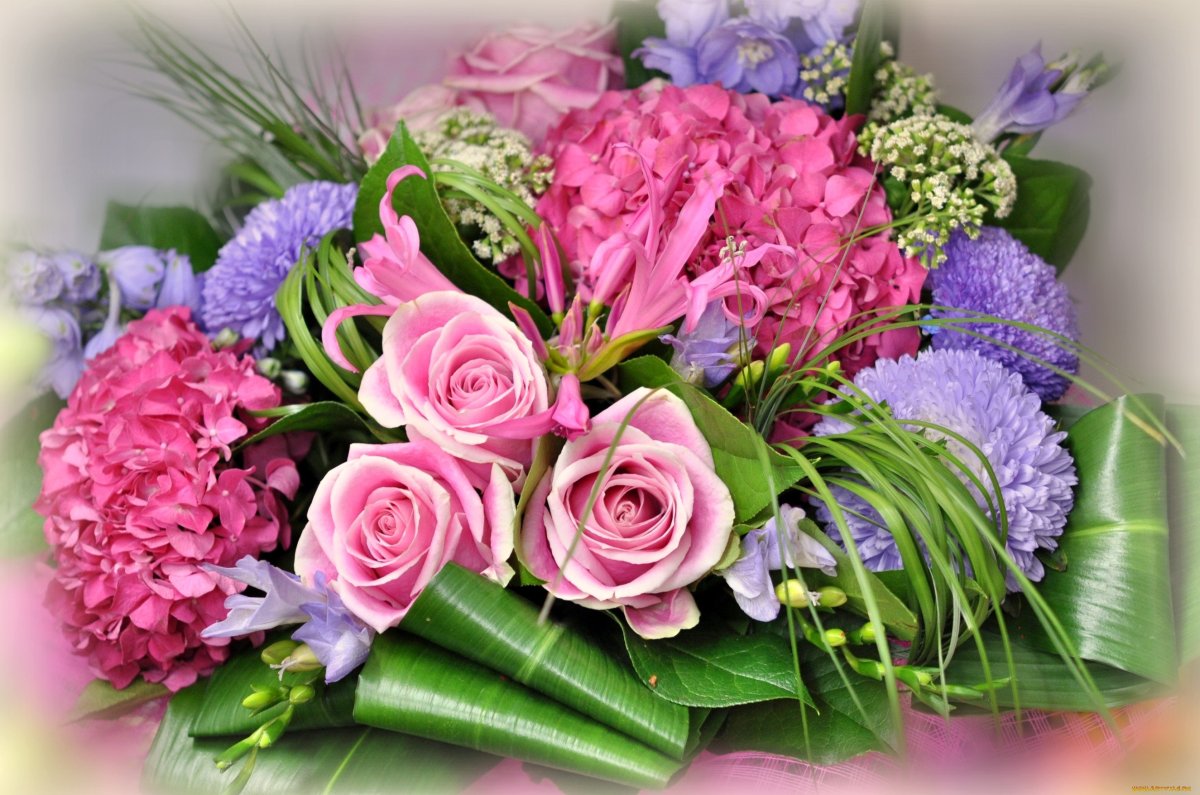 Букеты цветов для поздравления