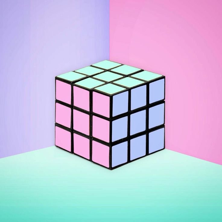 Кубик рубика арт