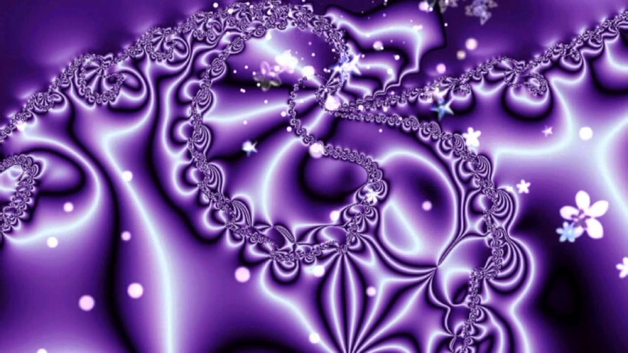 Фиолетовый орнамент