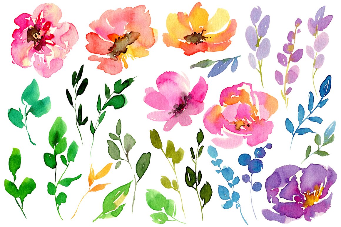 Акварельный контур. Акварельные цветы. Рисование цветов акварелью. Яркие Акварельные цветы. Акварельные цветы маленькие.